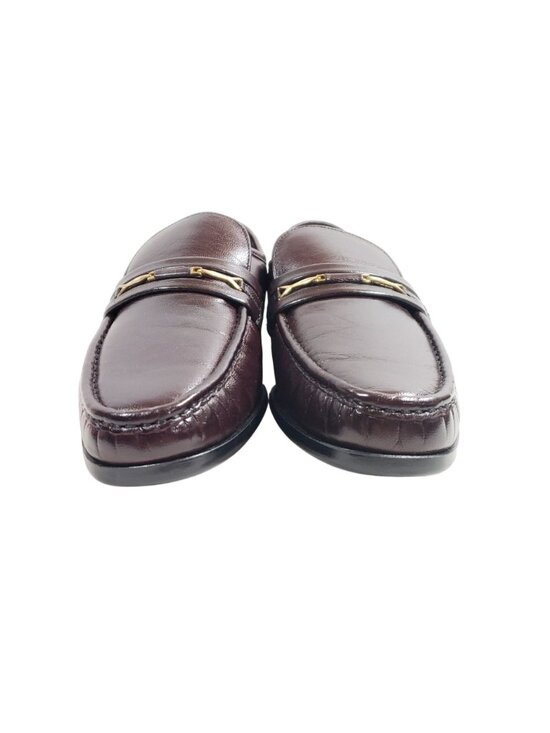 Florsheim Mens Size 9 Riva Moc Toe Bit Loafers Burgundy Leather main image 5